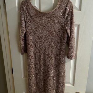 Onyx Nite Lace Slip Dress Size 10